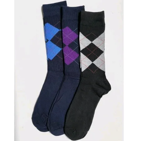 3pk Chevy Duo Men's Cotton Premium Socks, Multicolor