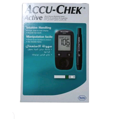 Accu-chek Blood Sugar Monitor – Glucometer + 50 Test Strips