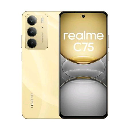 Realme C75, 6.72",-8GB RAM +256GB ROM -Android 14-6000mAh-GOLD