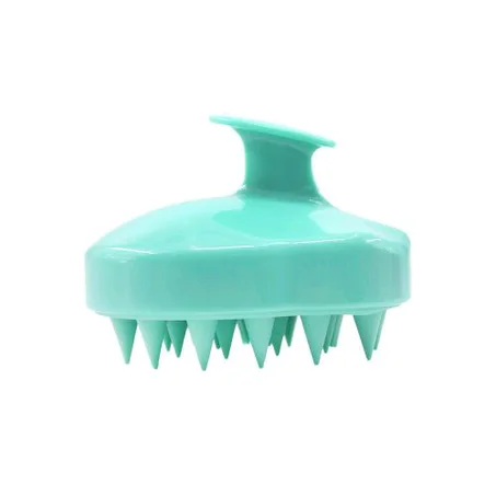 2PCS Silicone Brush To Clean The Scalp Hair Brushes - Green