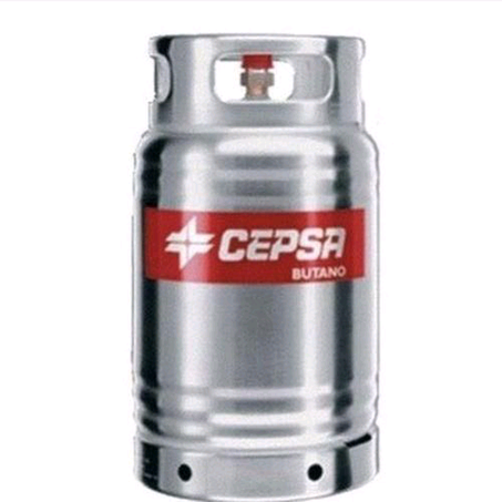 Cepsa Stainless 12.5kg Gas Cylinder