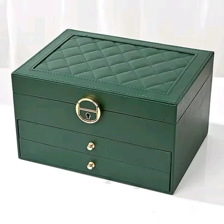 1pc Three-layer Jewelry Box / Organizer