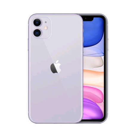 Apple IPhone 11 6.1-Inch Liquid Retina LCD (4GB RAM, 64GB ROM) IOS 13, (12MP+12MP)+12MP 4G LTE Smartphone-Nano Sim-PURPLE