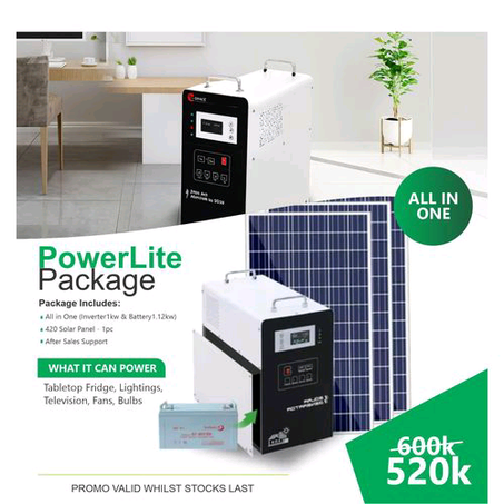 LIVOLTEK All in One Solar Generator (1kw Inverter 1.12kwh Battery) + !pc of Solar Panel 420Watt
