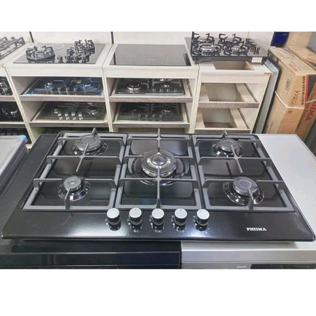 Phiima 90cm Stainless Steel Built-in Natural Gas Cooker Hob,