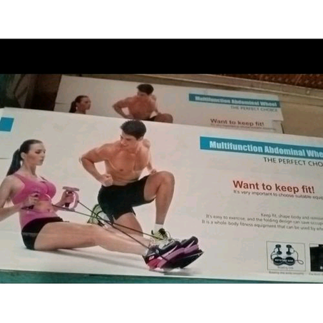 Multipurpose Abdominal Wheel: Roller Workout Bi-drectional Exercise Kit For Flat Tummy