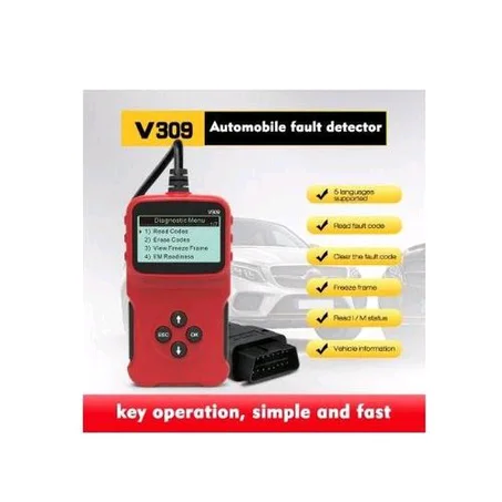 V309 OBD2 Car Scanner OBDII Diagnostic Tool Auto Code Reader