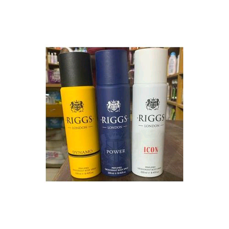 Riggs Long Lasting Deodorant Body Spray × 3Pcs.