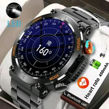 Smartwatch Men Outdoor Sports Fitness Bracelet Health Track Smart Watch