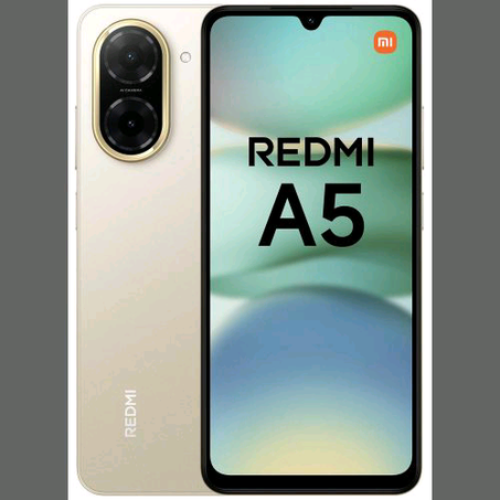 XIAOMI Redmi A5 - 6.88" (3GB RAM, 64GB ROM) Android 15 - 32MP +8MP Selfie - Dual Sim - 5000mAh - Sandy Gold