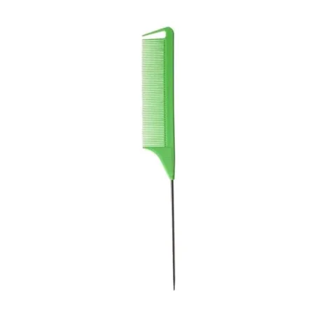 Tony & Guy Metal End Pin Tail Comb X1-Green
