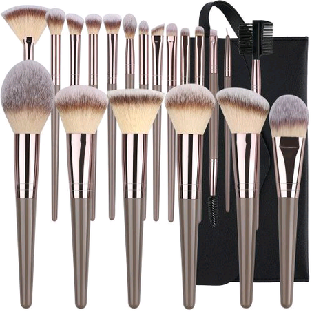 15pcs Loose Powder Complete Makeup Brush Set