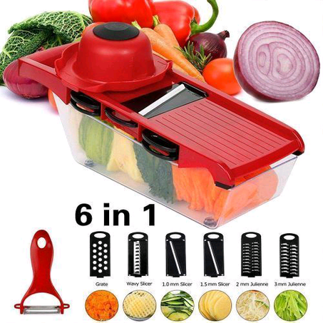 Mandoline Fruits And Vegetables Slicer + Potato And Carrot
