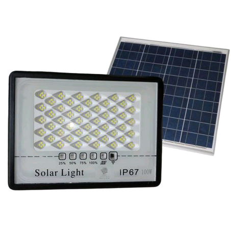 100w Solar Flood Light