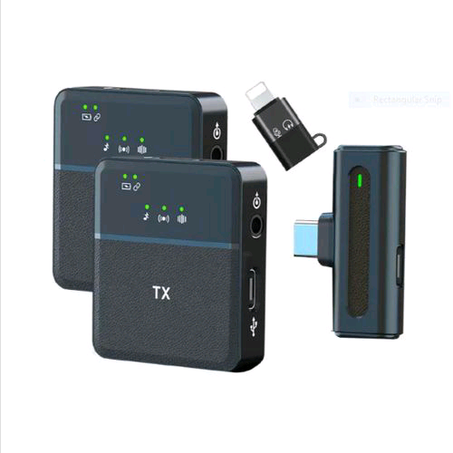 SX8 High Quality Omni-directional Wireless Microphone Noise Cancelling Lavalier Microphone For Recording