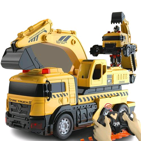 Remote Control Rechargeable Excavator Toy Car