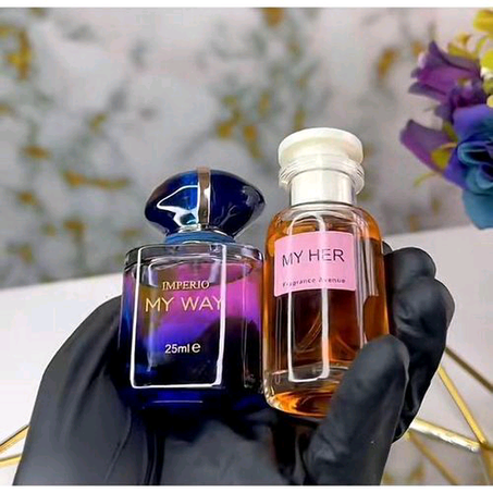 My Her Arabic EDP Perfume 25ml and My way 25ml