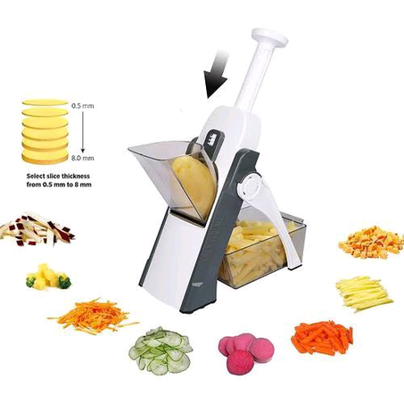 Adjustable Mandoline Fruit Vegetable Slicer / Chopper