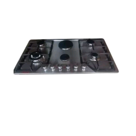 Phiima 90cmX60cm 6Burner Stainless 4+2 Gas &Electric Built-in Hob