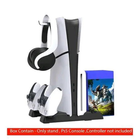 Dobe PS5 & PS5 SLIM Playstation 5 Charging Stand With Cooling Fan