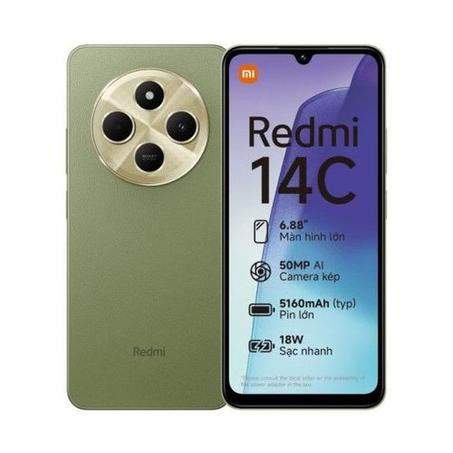 XIAOMI Redmi 14C - 6.88" (4+4GB RAM, 128GB ROM) Android 14 - Green