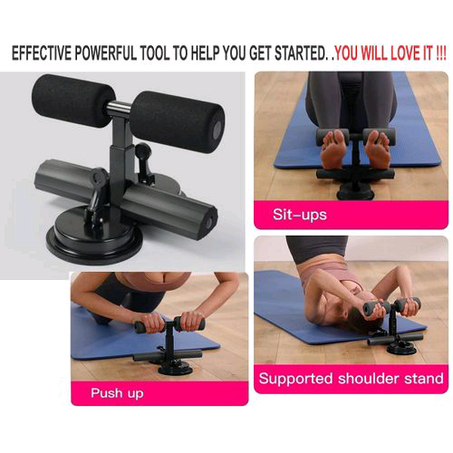 Double Suction Cup Sit Up Bar/Abdominal Trainers/Exercise Tool