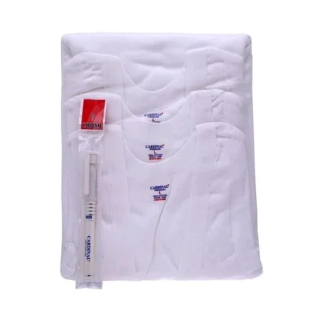 Cardinal 3-in-1 Men's Singlet - White