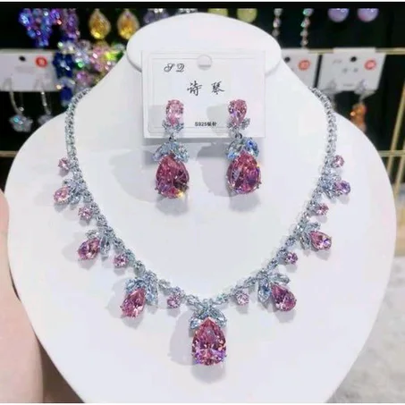 Zirconia Jewelry Set For Women
