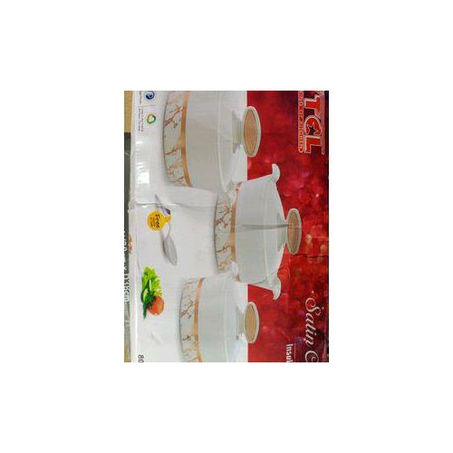 3 SETS OF INSULATED DINNER PLATES/ FOOD FLASK