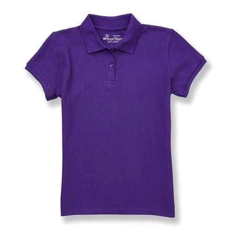 Children's Sports Kids Polo Shirt With Button-down Collar -purple For Boys And Girls Size14 ₦ 7,000