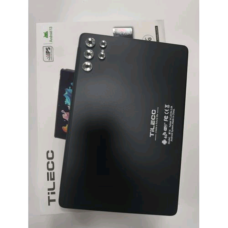 TiLECC 10.1 Inch Android Tablet PC 12 Dual Camera Sim 8GB RAM 512GB Bluetooth Fntastic Black