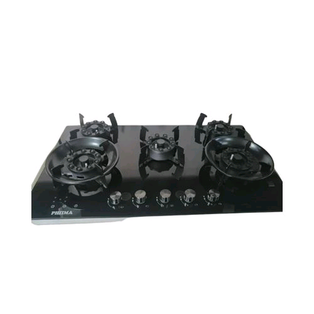 Phiima 90cm 10mm Glass 5 Flippable Gas Burner Built In Hob High End
