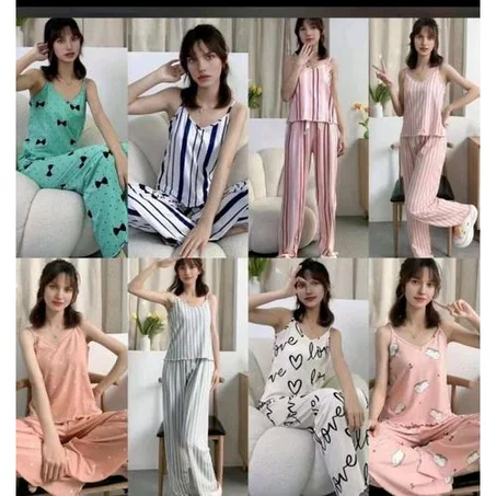 Ladies Night Wear - Top And Trouser