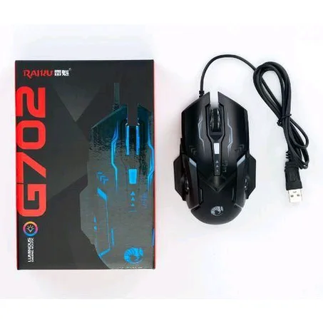 RAIKU G702 RGB Wired Gaming Mouse – Precision, Performance & Stunning LED Backlight In One
