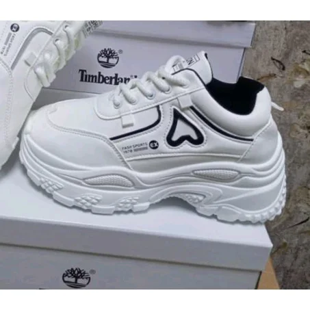 Unique Ladies Casual Sneakers White