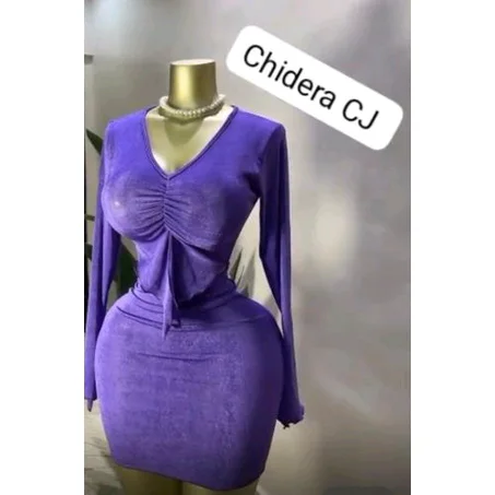bodycon 2piece for ladies