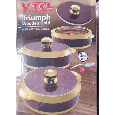 VTCL Insulated Casserole Serving Flask - 3 Piece Set