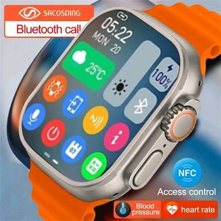 1.99 Inch HD Full Touch Screen Smart Bluetooth Call Smart Watch