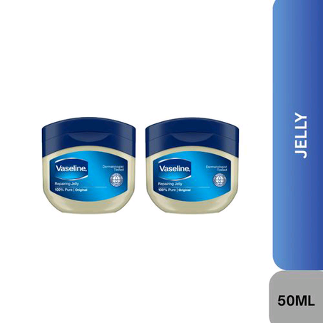 Vaseline Blueseal Original Petroleum Jelly 50ml (Pack of 2)