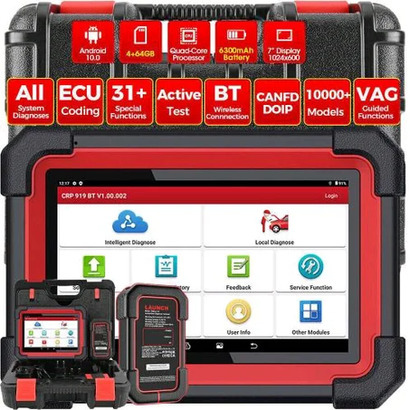 Launch LAUNCHh CRP919BT Professional OBDii Cars Scanner Wit ECU, KEY/immo & Reset Services