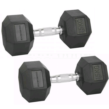 30kg Commercial Dumbell 15kg Each