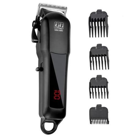 Kiki New Gain OysterGlide Cordless Rechargeable Hair Clipper Kit and Beard Trimmer with Charge level display NG888B
