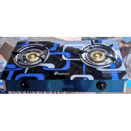 Table Top Gas Cooker With Glass Top - 2 Burner