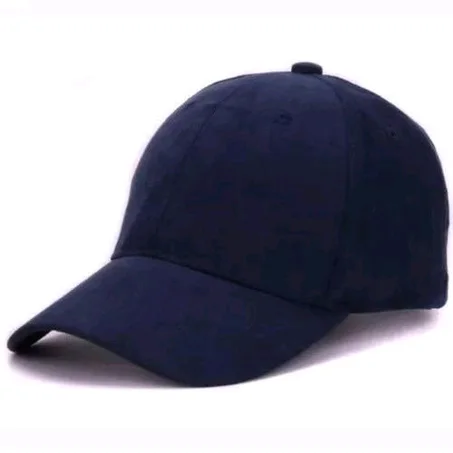 MENS QUALITY SINGLE FACE CAP NAVY BLUE