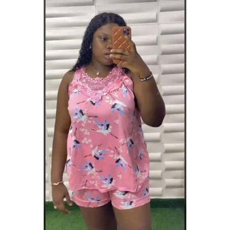 Ladies Night Wear - Top And Short-