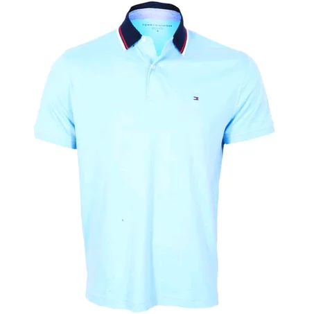 Tommy Hilfiger Men's Contrast Collar Polo Top