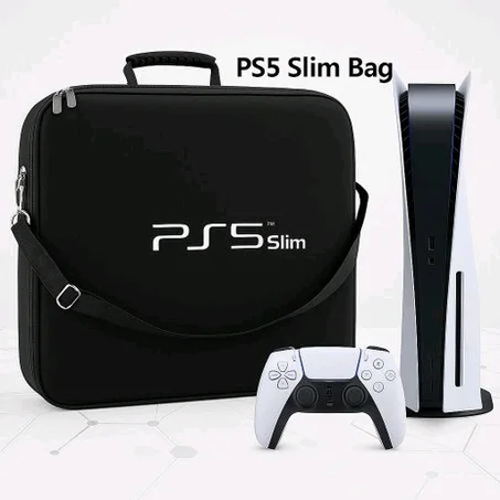WATERPROOF PS5 SLIM BAG FOR PS5 CONSOLE AND ACCESSORIES (PS5 SLIM BAG) BLACK