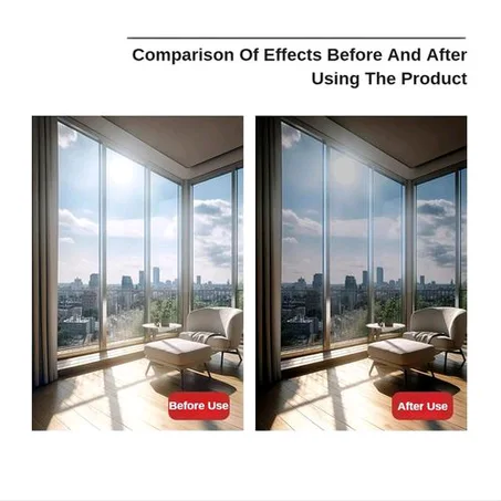 50cm x 2m Window Film Sunshade insulation Heat & UV Block Homes/Offices Protect Privacy Easy Install No Residue Energy Saving Durable Window Sun Protector Heat Reflective Film Keep Cool Heat 