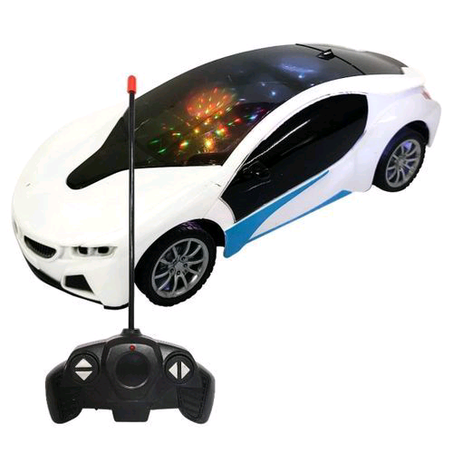 Remote Controlled Rechargeable Toy Car With 3D Lights