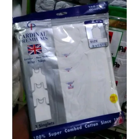 Lux Original 3 in 1 white round neck